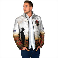 Australia And New Zealand ANZAC Day Padded Jacket Battle Of Beersheba LT05 - Polynesian Pride