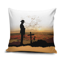 Australia And New Zealand ANZAC Day Pillow Cover Battle Of Beersheba LT05 Beige - Polynesian Pride