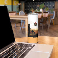 Australia And New Zealand ANZAC Day Skinny Tumbler Battle Of Beersheba LT05 - Polynesian Pride