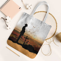 Australia And New Zealand ANZAC Day Tote Bag Battle Of Beersheba LT05 White Strap One Size Beige - Polynesian Pride
