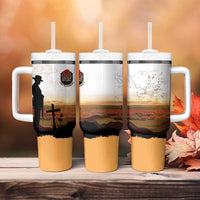 Australia And New Zealand ANZAC Day Tumbler With Handle Battle Of Beersheba LT05 - Polynesian Pride