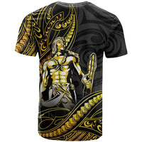 Filipinos Lapu Lapu Hero T Shirt Gold Polynesian Tribal Tattoo LT05 - Polynesian Pride