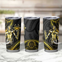 Filipinos Lapu Lapu Hero Tumbler Cup Gold Polynesian Tribal Tattoo LT05 - Polynesian Pride