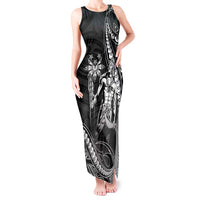 Filipinos Lapu Lapu Hero Tank Maxi Dress Black Polynesian Tribal Tattoo LT05 Women Black - Polynesian Pride