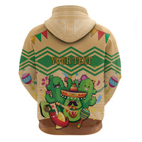 Personalised Hawaii Cinco De Mayo Zip Hoodie Funny Style LT05 - Polynesian Pride