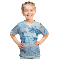 Happy Fiji Girmit Day Kid T Shirt Fijian Tapa With Mandala Pattern