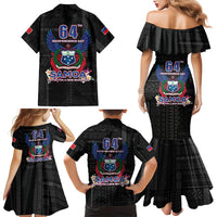 Samoa 64th Independence Anniversary Family Matching Mermaid Dress and Hawaiian Shirt