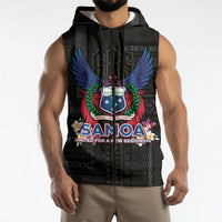 Samoa 64th Independence Anniversary Sleeveless Zip Hoodie LT05 - Polynesian Pride