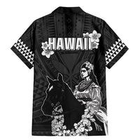 Hawaii King Kamehameha Day Parade Family Matching Mermaid Dress and Hawaiian Shirt With Pa'u Riders Plumeria Kakau Tribal Pattern
