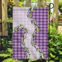 Violet Hawaii Palaka Garden Flag Maile Pikake Honohono Orchid Lei