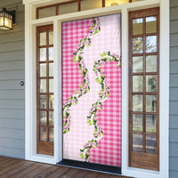 Pink Hawaii Palaka Door Cover Maile Pikake Honohono Orchid Lei LT05 - Polynesian Pride