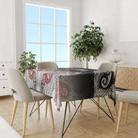 New Zealand Waitangi Day Tablecloth Aotearoa Te Ra O Waitangi Manaia Maori Pattern LT05 - Polynesian Pride