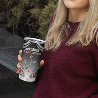 Personalised New Zealand Waitangi Day Tumbler Cup Aotearoa Te Ra O Waitangi Manaia Maori Pattern