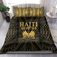 Haiti 1804 Bedding Set Polynesian Gold Neg Maron