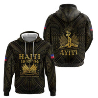 Haiti 1804 Zip Hoodie Polynesian Gold Neg Maron