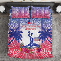 Haiti Independence Day Bedding Set Neg Maron Polynesian Style