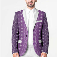Purple Samoa Malu Tattoo Inspired Blazer - Polynesian Pride