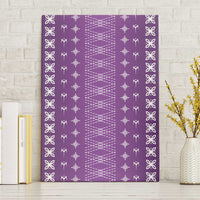 Purple Samoa Malu Tattoo Inspired Canvas Wall Art - Polynesian Pride