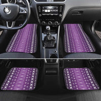 Purple Samoa Malu Tattoo Inspired Car Mats - Polynesian Pride
