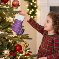 Purple Samoa Malu Tattoo Inspired Christmas Stocking - Polynesian Pride