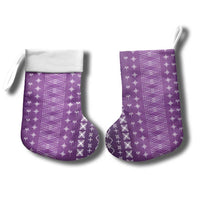 Purple Samoa Malu Tattoo Inspired Christmas Stocking - Polynesian Pride
