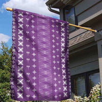 Purple Samoa Malu Tattoo Inspired Garden Flag - Polynesian Pride