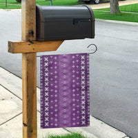 Purple Samoa Malu Tattoo Inspired Garden Flag - Polynesian Pride