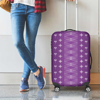 Purple Samoa Malu Tattoo Inspired Luggage Cover LT05 - Polynesian Pride