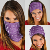 Purple Samoa Malu Tattoo Inspired Neck Gaiter - Polynesian Pride