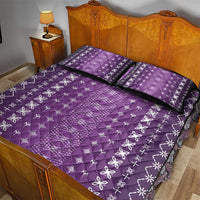 Purple Samoa Malu Tattoo Inspired Quilt Bed Set LT05 - Polynesian Pride