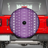 Purple Samoa Malu Tattoo Inspired Spare Tire Cover - Polynesian Pride