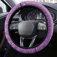 Purple Samoa Malu Tattoo Inspired Steering Wheel Cover - Polynesian Pride