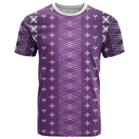 Purple Samoa Malu Tattoo Inspired T Shirt LT05 Purple - Polynesian Pride