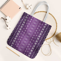 Purple Samoa Malu Tattoo Inspired Tote Bag LT05 White Strap One Size Purple - Polynesian Pride