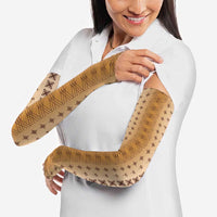 Beige Samoa Malu Tattoo Inspired Arm Sleeves - Polynesian Pride