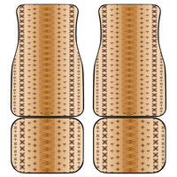 Beige Samoa Malu Tattoo Inspired Car Mats - Polynesian Pride