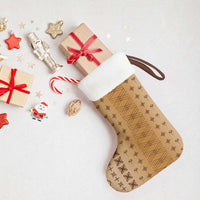Beige Samoa Malu Tattoo Inspired Christmas Stocking - Polynesian Pride