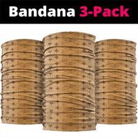 Beige Samoa Malu Tattoo Inspired Neck Gaiter - Polynesian Pride