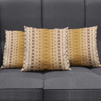 Beige Samoa Malu Tattoo Inspired Pillow Cover - Polynesian Pride