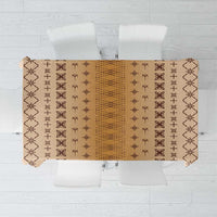 Beige Samoa Malu Tattoo Inspired Tablecloth - Polynesian Pride
