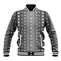 Black Samoa Malu Tattoo Inspired Baseball Jacket LT05 Unisex Black - Polynesian Pride