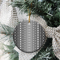 Black Samoa Malu Tattoo Inspired Ceramic Ornament LT05 - Polynesian Pride