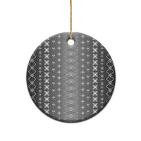 Black Samoa Malu Tattoo Inspired Ceramic Ornament LT05 - Polynesian Pride