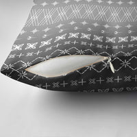 Black Samoa Malu Tattoo Inspired Pillow Cover - Polynesian Pride