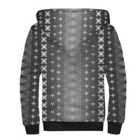 Black Samoa Malu Tattoo Inspired Sherpa Hoodie LT05 - Polynesian Pride