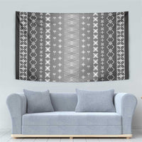 Black Samoa Malu Tattoo Inspired Tapestry - Polynesian Pride