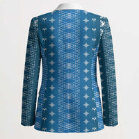 Blue Samoa Malu Tattoo Inspired Blazer - Polynesian Pride