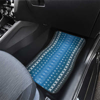Blue Samoa Malu Tattoo Inspired Car Mats - Polynesian Pride
