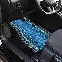 Blue Samoa Malu Tattoo Inspired Car Mats - Polynesian Pride