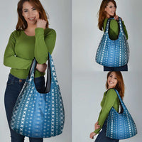 Blue Samoa Malu Tattoo Inspired Grocery Bag LT05 - Polynesian Pride